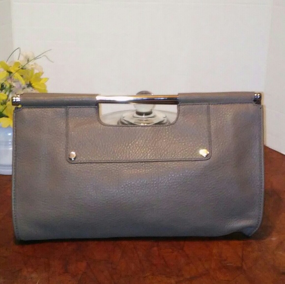 Banana Republic Handbags - Banana Republic pebbled leather clutch